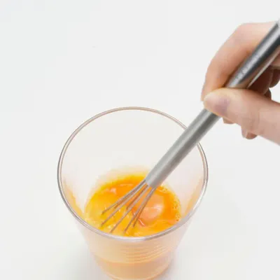 Ustensiles de cuisine - Fouet Mazelu en acier inoxydable - collection EAtoCO / YOSHIKAWA - ABINGPLUS