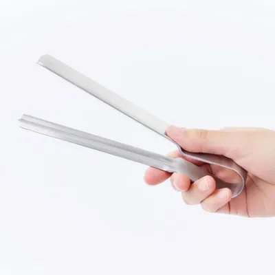 Kitchen utensils - Shibolu stainless steel press tweezers - eATOCO/YOSHIKAWA collection - ABINGPLUS