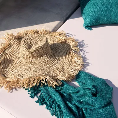 Coussins - La Housse De Coussin Oh My Gee - Aqua - 60x60 - BAZAR BIZAR LIVING