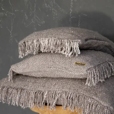 Cushions - The Oh My Gee Cushion Cover - Pearl Grey - 40x40 - BAZAR BIZAR LIVING