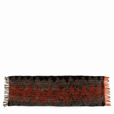 Cushions - The Oh My Gee Cushion Cover - Black Orange - 35x100 - BAZAR BIZAR LIVING