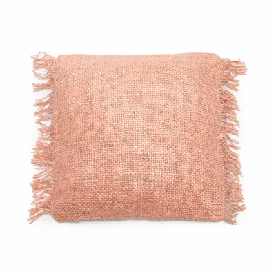 Cushions - The Oh My Gee Cushion Cover - Salmon Pink - 40x40 - BAZAR BIZAR LIVING