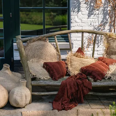 Cushions - The Oh My Gee Cushion Cover - Burgundy Velvet - 35x100 - BAZAR BIZAR LIVING