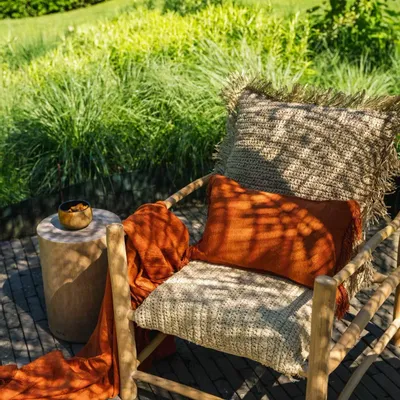 Coussins - La Housse De Coussin Oh My Gee - Velours Rouille - 30x50 - BAZAR BIZAR LIVING