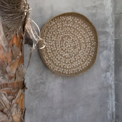 Platter and bowls - The Costa Shell Plate - Natural White - M - BAZAR BIZAR LIVING