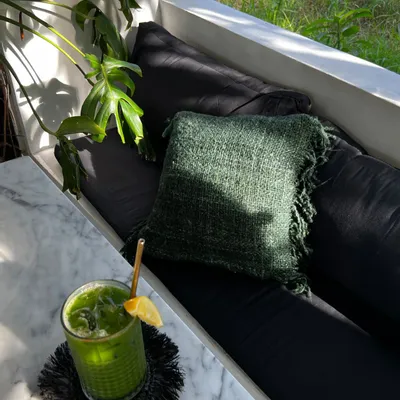 Cushions - The Oh My Gee Cushion Cover - Forest Green - 60x60 - BAZAR BIZAR LIVING