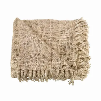 Throw blankets - The s'il vous Plaid - Beige - BAZAR BIZAR LIVING