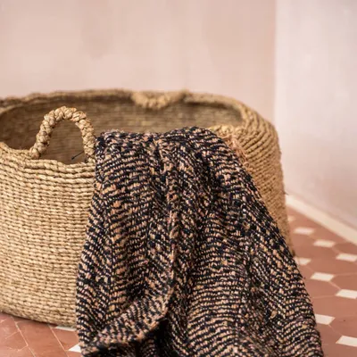 Plaids - Le S'il Vous Plaid - Cuivre Noir - BAZAR BIZAR LIVING