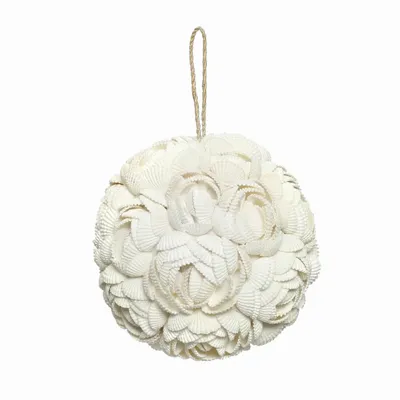 Objets de décoration - La Boule Rose Shell - Blanc - L - BAZAR BIZAR LIVING