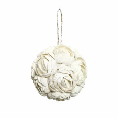 Objets de décoration - La Boule Rose Shell - Blanc - M - BAZAR BIZAR LIVING