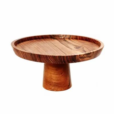 Plats et saladiers - Le Plat à Gâteaux Teak Root - M - BAZAR BIZAR LIVING