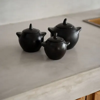 Platter and bowls - The Burned Jar - M - BAZAR BIZAR LIVING