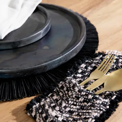 Cutlery set - The Oh My Gee Cutlery Holder - Black Copper - Set of 4 - BAZAR BIZAR LIVING