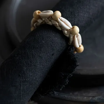 Decorative objects - The Shell Napkin Ring - Set of 4 - BAZAR BIZAR LIVING
