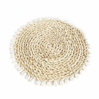 Maniques - Le Dessous De Plat Seagrass Shell - Naturel - BAZAR BIZAR LIVING