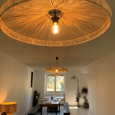 Hanging lights - Rattan suspension - ESSO - HYDILE