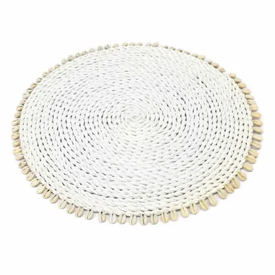 Sets de table - Le Set De Table Seagrass Shell - Blanc - BAZAR BIZAR LIVING