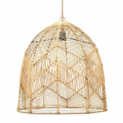 Hanging lights - The Bala Pendant - Natural - L - BAZAR BIZAR LIVING