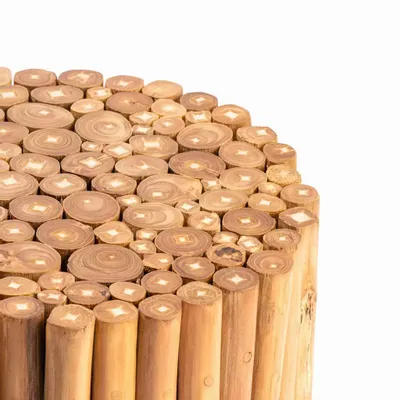 Coffee tables - Round teak side table - JATI - HYDILE