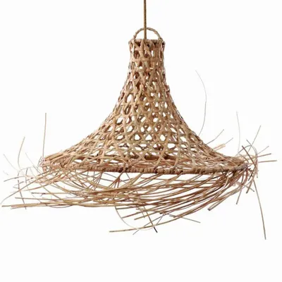 Hanging lights - The Mykonos Pendant - Natural - L - BAZAR BIZAR LIVING