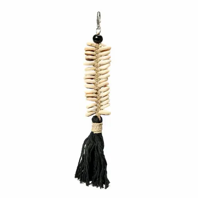 Objets de décoration - Le Porte-Clés Macrame Fishbone - Noir - BAZAR BIZAR LIVING