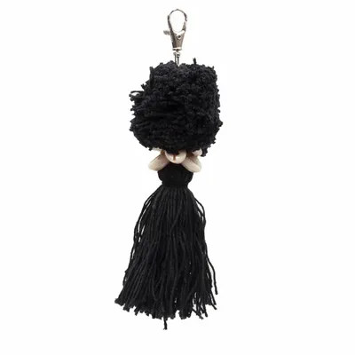 Objets de décoration - Le Porte-clés Pompom - Noir - BAZAR BIZAR LIVING