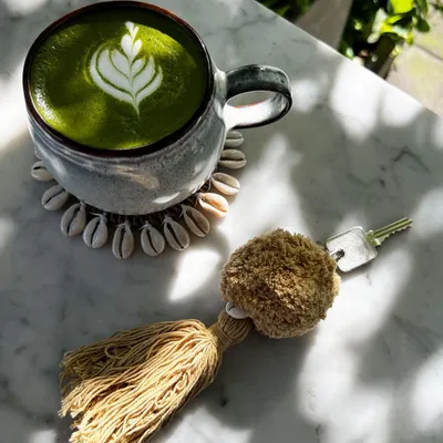 Objets de décoration - Le Porte-clés Pompom - Mocca - BAZAR BIZAR LIVING