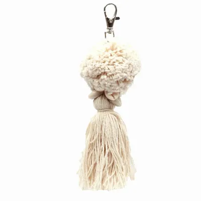 Objets de décoration - Le Porte-clés Pompom - Blanc - BAZAR BIZAR LIVING