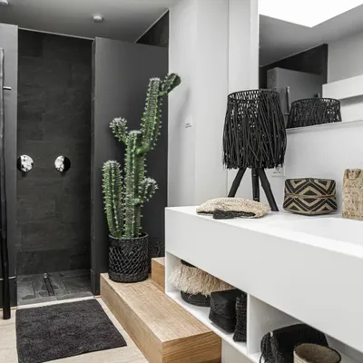 Clutches - The Raffia Clutch - Natural Black - L - BAZAR BIZAR LIVING