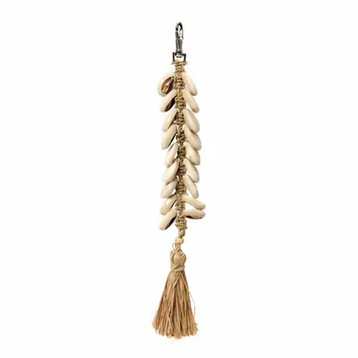 Objets de décoration - Le Porte-clés Raffia Fishbone - Blanc Naturel - BAZAR BIZAR LIVING