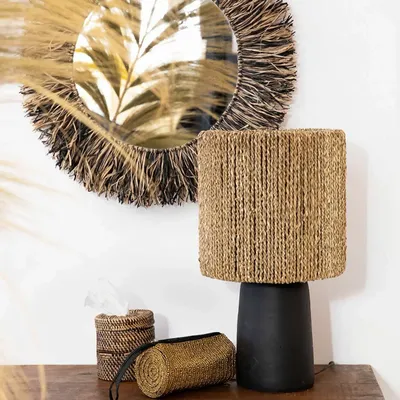 Lampes de bureau - La Lampe De Table Chalki - Noir Naturel - BAZAR BIZAR LIVING