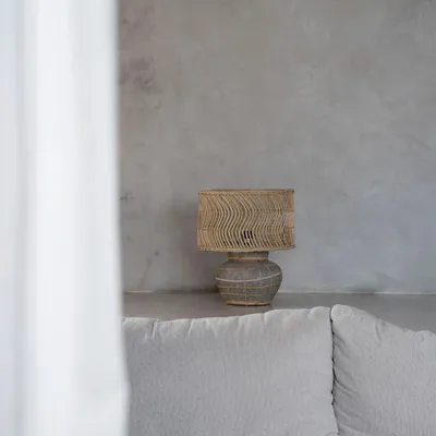 Lampes de table - La Lampe De Table Kythira - Naturel Béton Gris - BAZAR BIZAR LIVING