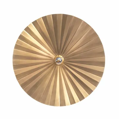 Wall lamps - The Tsijn Tsjin Wall Lamp - Brass - M - BAZAR BIZAR LIVING