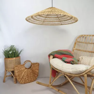 Hanging lights - Rattan openwork suspension - SHINE - HYDILE