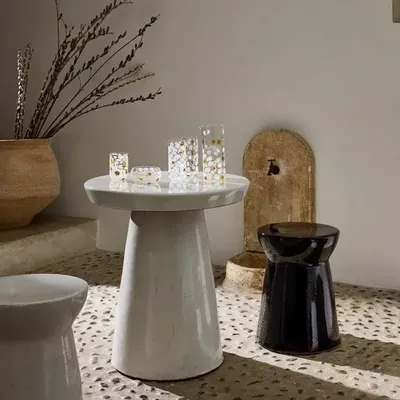 Lawn tables - YIXING high table and ceramic stools - CFOC