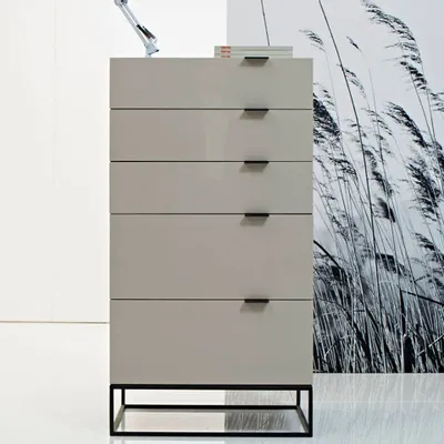 Chests of drawers - Chiffonier black steel legs - ANGEL CERDÁ