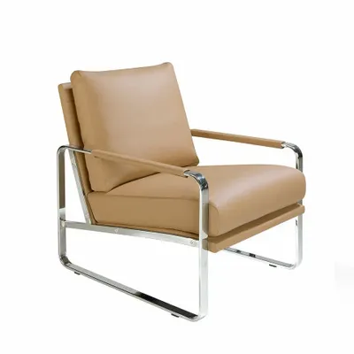Armchairs - Upholstered armchair mink eco-leather - ANGEL CERDÁ