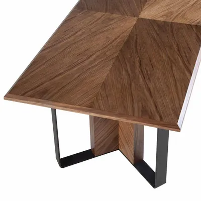 Dining Tables - Dining table in walnut wood - ANGEL CERDÁ