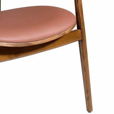 Fauteuils - Fauteuil en croûte de cuir marron - ANGEL CERDÁ