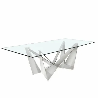 Dining Tables - Rectangular glass dining table - ANGEL CERDÁ