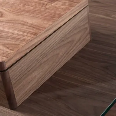Coffee tables - Square walnut coffee table - ANGEL CERDÁ