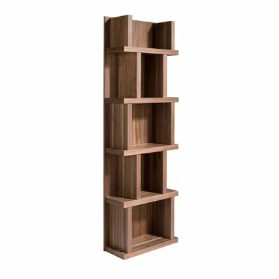 Office furniture and storage - Walnut wood shelf - ANGEL CERDÁ