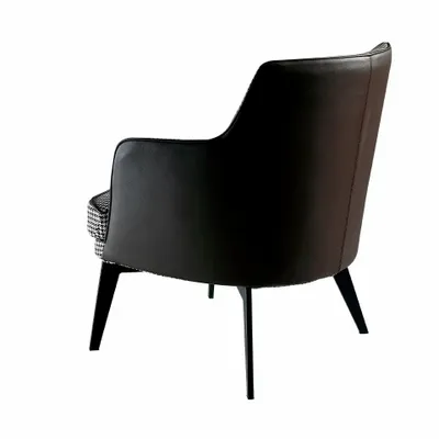 Armchairs - Armchair upholstered fabric houndstooth - ANGEL CERDÁ