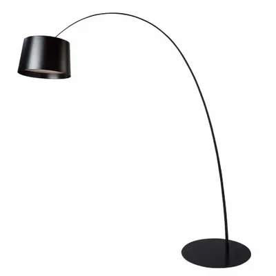 Floor lamps - Adjustable floor lamp in black steel - ANGEL CERDÁ