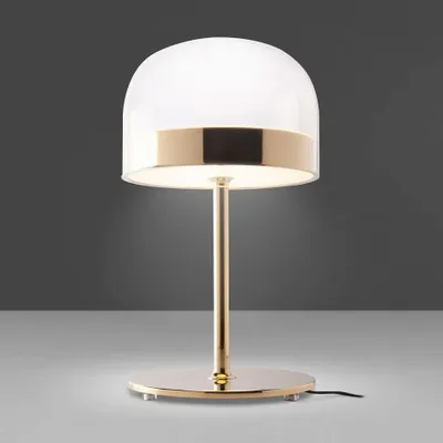 Lampes de bureau  - Lampe de table en acier et verre transparent - ANGEL CERDÁ