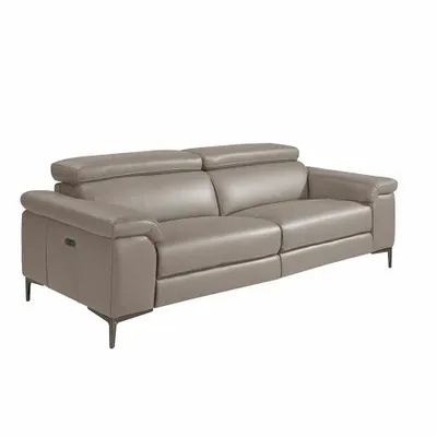 Sofas - 3 seater sofa leather cowhide leather relax mechanisms - ANGEL CERDÁ
