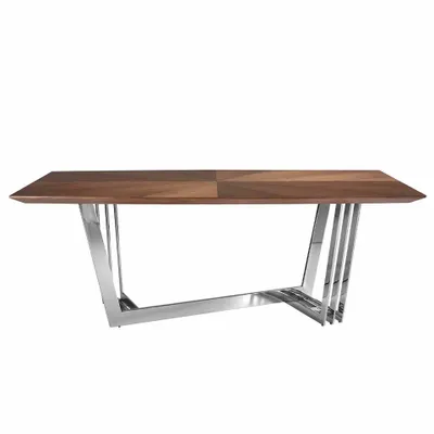 Dining Tables - Oval barrel dining table in walnut wood - ANGEL CERDÁ