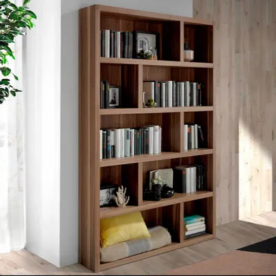 Bibliothèques - Bibliothèque en bois de noyer - ANGEL CERDÁ