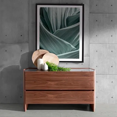 Commodes - Commode hexagonale en noyer - ANGEL CERDÁ