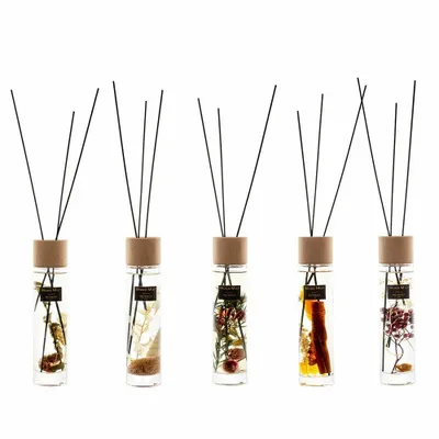 Floral decoration - 140 ml Home Fragrance Diffuser - Wood Mist/BOTANICA Fragrance Japan Collection - ABINGPLUS